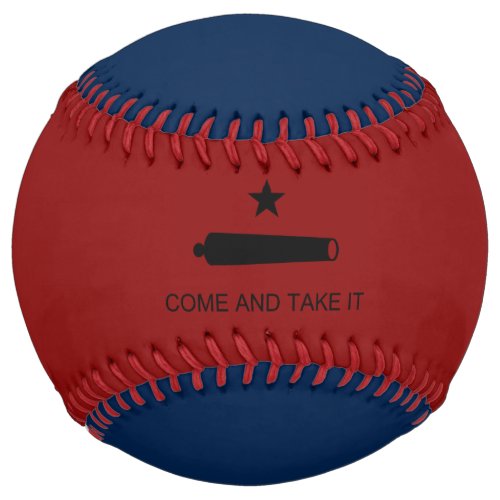 Come  Take It Texas State battle Flag Softball