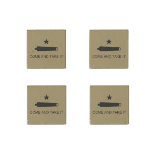 Come & Take It! Texas State battle Flag Stone Magnet