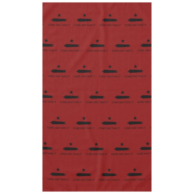 Come & Take It! Texas State battle Flag Tablecloth (Front)