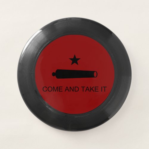 Come  Take It Texas State battle Flag Wham_O Frisbee