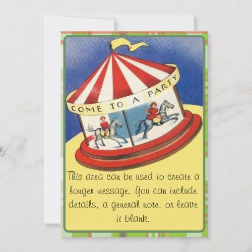 Come To A Party Personalized Invite