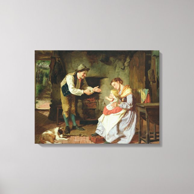 Come to Daddy Canvas Print (Front)