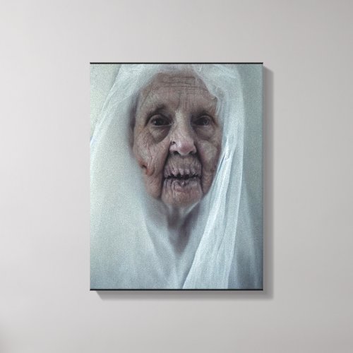 Come to granny spooky halloween  poster canvas print