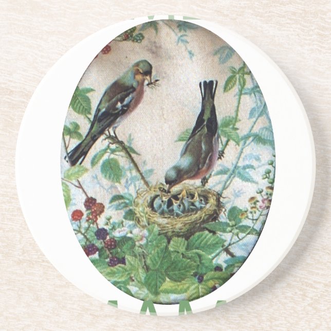 Come to Mama.png Sandstone Coaster (Front)