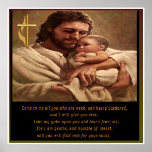 come to me all ye who are weary poster