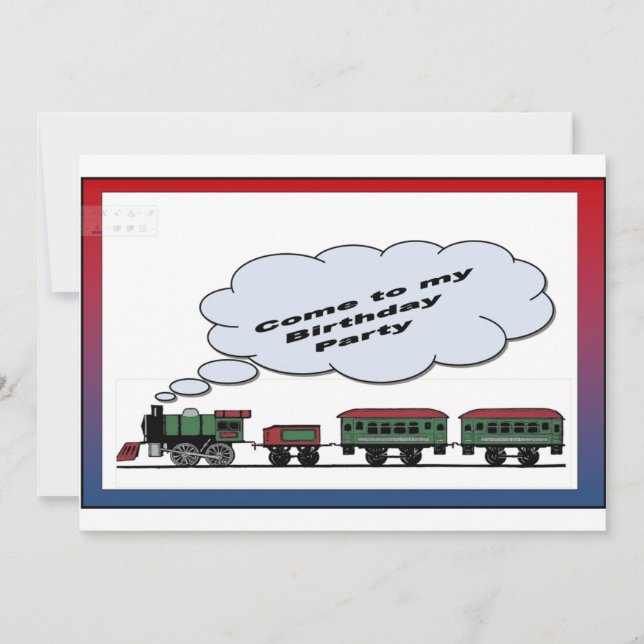 Come to my Birthday Party Invitation (Front)