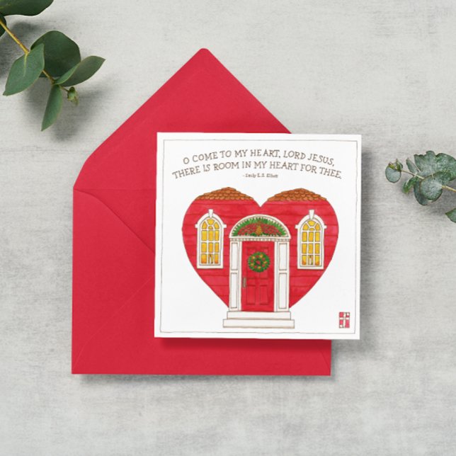 Come to My Heart Lord Jesus Holiday Card (Creator Uploaded)