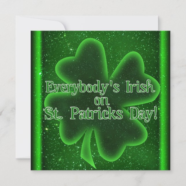 Come To Our St Patrick's Day Get Together! Invitation (Front)