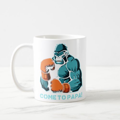 come to papa boxer  1  coffee mug