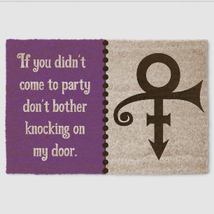 Come to Party Prince Fiber Doormat