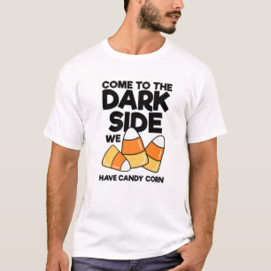 Come To The Dark Side We Have Candy Corn Funny Kid T-Shirt