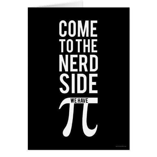 Come To The Nerd Side Cards (Front)