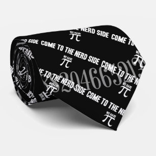 Come To The Nerd Side for Pi Neck Tie