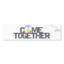 Come Together bumper sticker
