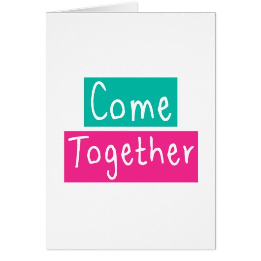 Come Together Cards (Front)