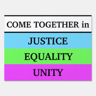 Come Together in... Monogram Text Sign