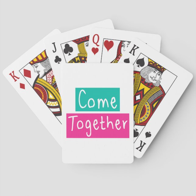 Come Together Poker Cards (Back)