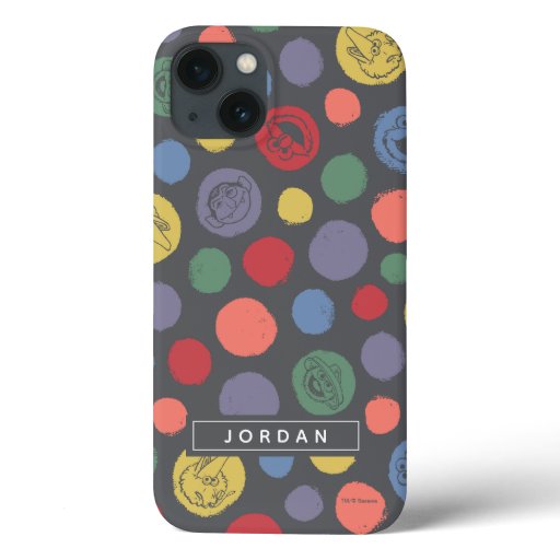 Come Together Polka Dot Pattern | Add Your Name iPhone 13 Case