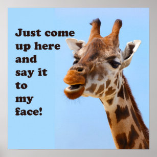 Personalized Funny Giraffe Sayings Gifts on Zazzle