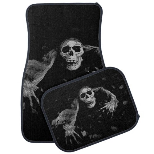 Come With Me _ Creepy Skull   Car Floor Mat