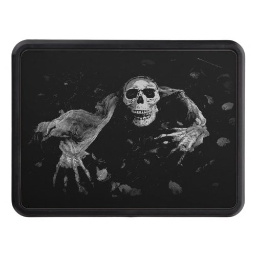 Come With Me _ Creepy Skull   Hitch Cover