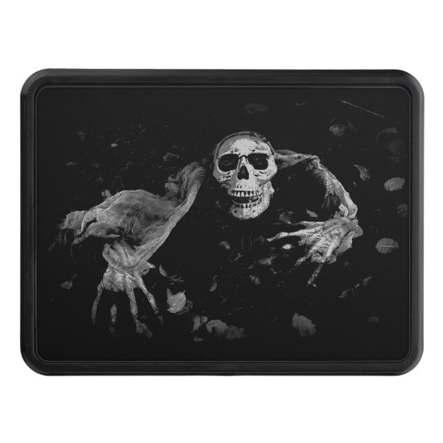 Come With Me - Creepy Skull   Hitch Cover (Front)