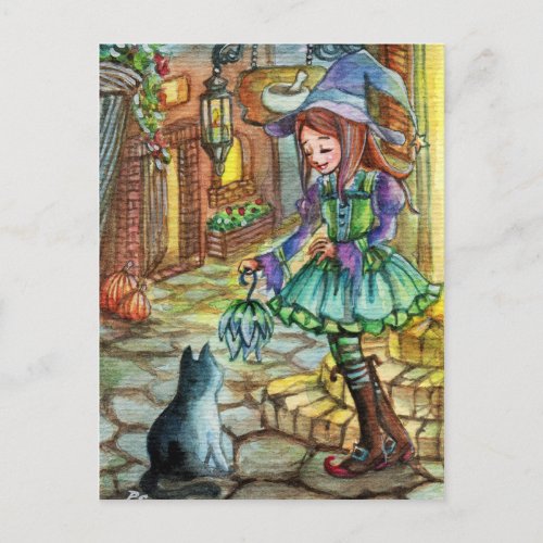 Come with me Kitty Postcard