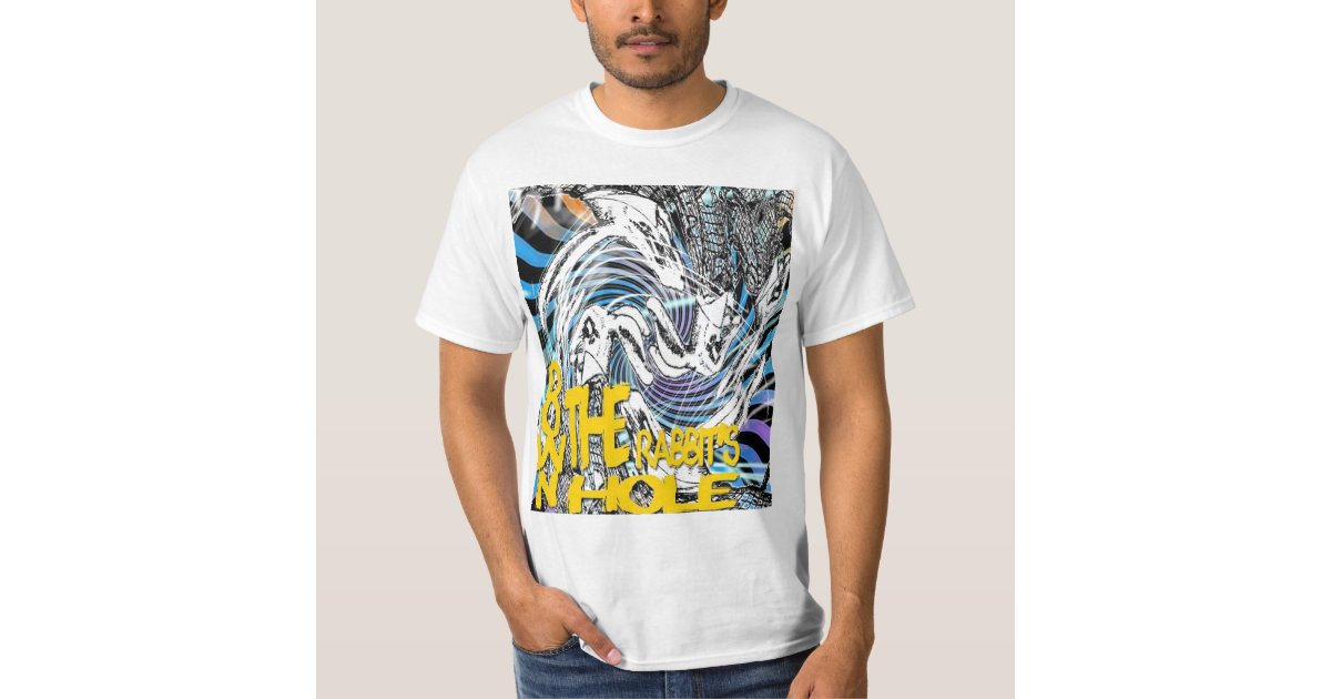 Comeback /!/ Music: Down the Rabbit Hole T-Shirt | Zazzle