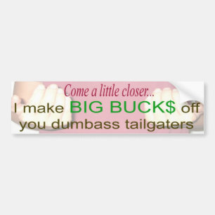 comecloser bumper sticker