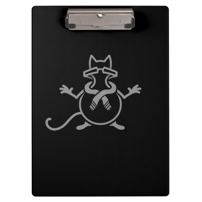 Comedian Cat Clipboard (Front)