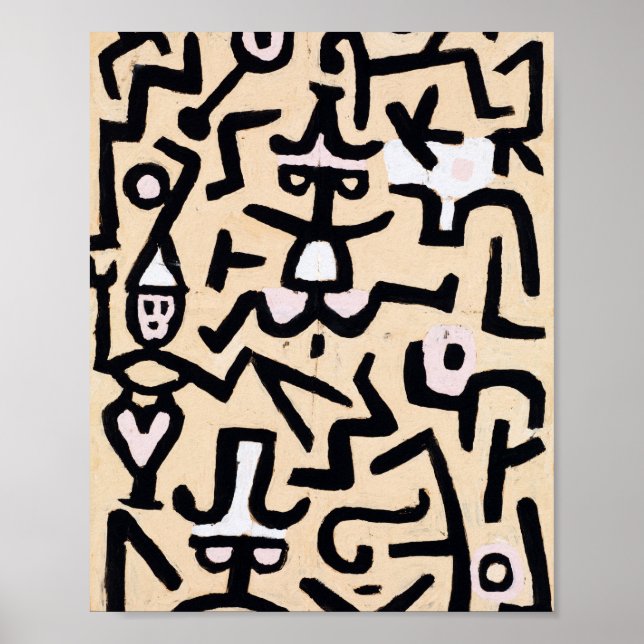 Comedians' Handbill : Paul Klee 1938 Poster (Front)