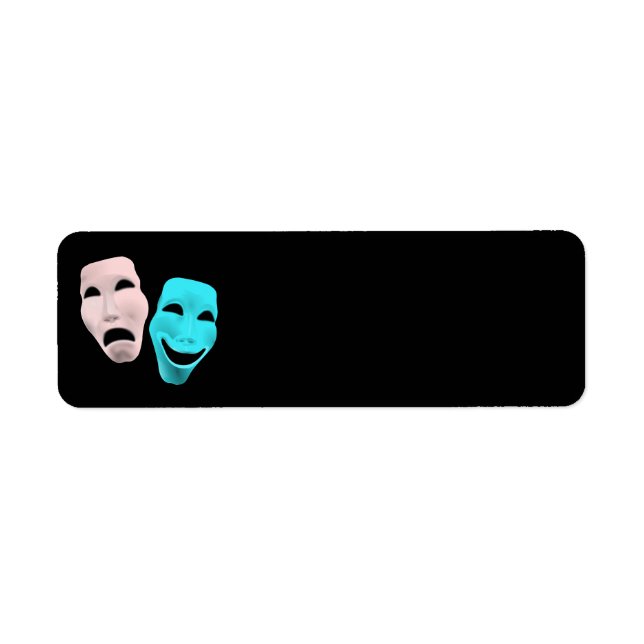 comedy-157719  comedy face theater tragedy masks r label (Front)