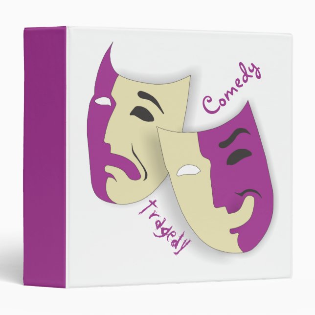 Comedy and Tragedy Binder (Front/Spine)