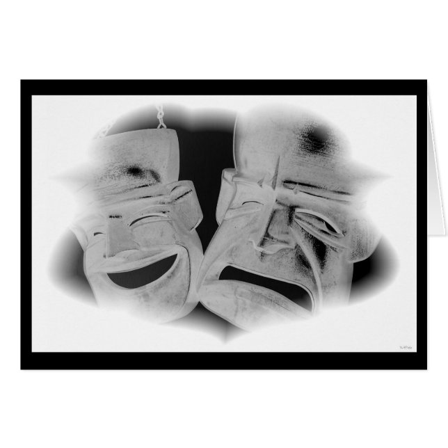 Comedy and Tragedy Cards (Front Horizontal)
