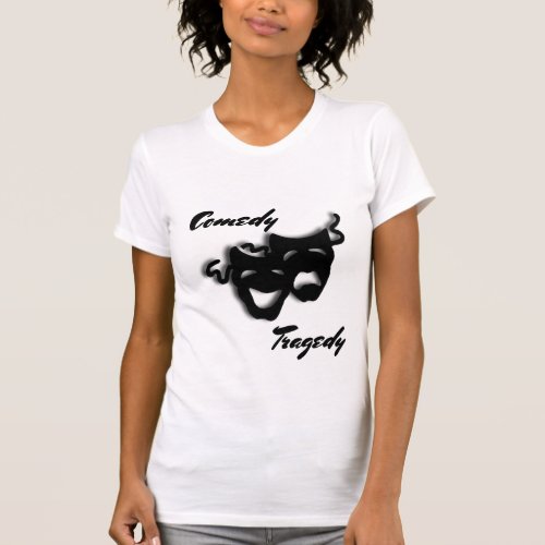 Comedy and Tragedy Masks Theater T_Shirt