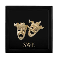 Comedy and Tragedy Monogram Mask Box