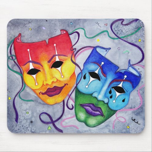 Comedy and Tragedy Mouse Pad