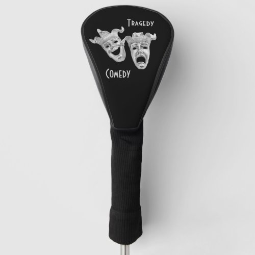 Comedy and Tragedy Silver Theater Golf Head Cover