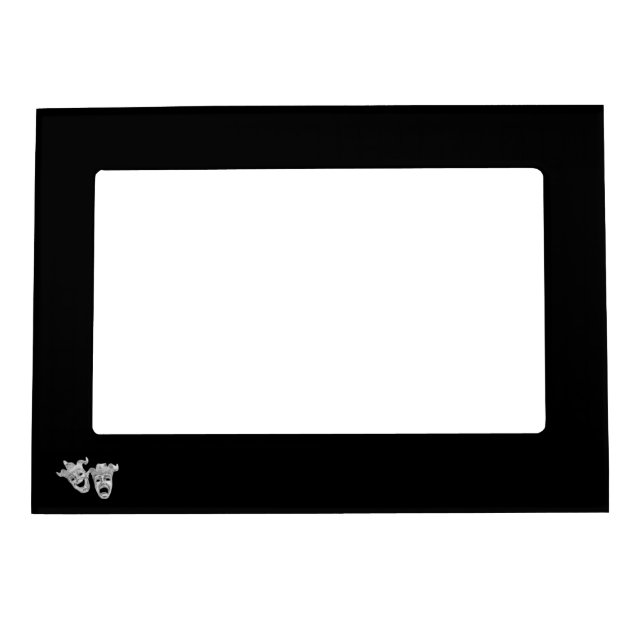 Comedy and Tragedy Silver Theater Magnetic Frame (Front)