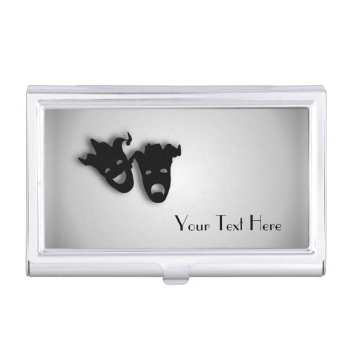 Comedy and Tragedy Theater Business Card Case