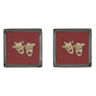 Comedy and Tragedy Theater Cufflinks