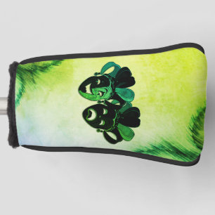 Comedy and Tragedy Theater Design Green Golf Head Cover