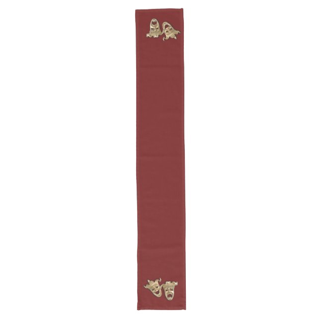Comedy and Tragedy Theater Long Table Runner (Front)