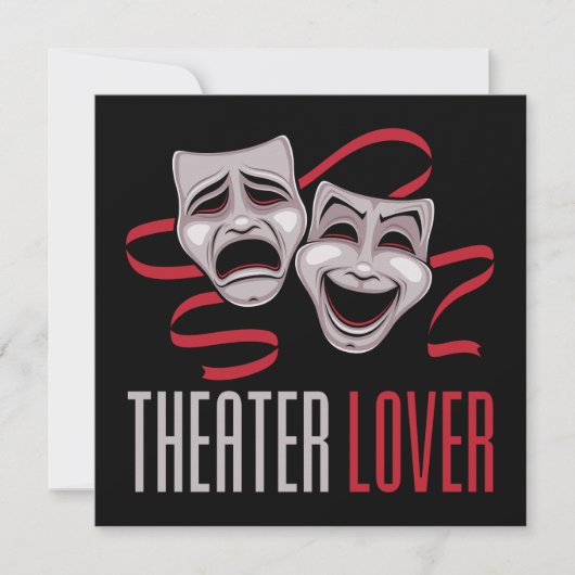 Comedy And Tragedy Theater Lover (Front)