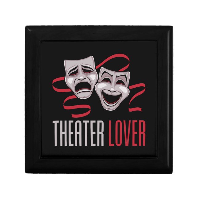 Comedy And Tragedy Theater Lover Gift Box (Front)