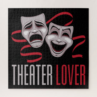 Comedy And Tragedy Theater Lover Jigsaw Puzzle