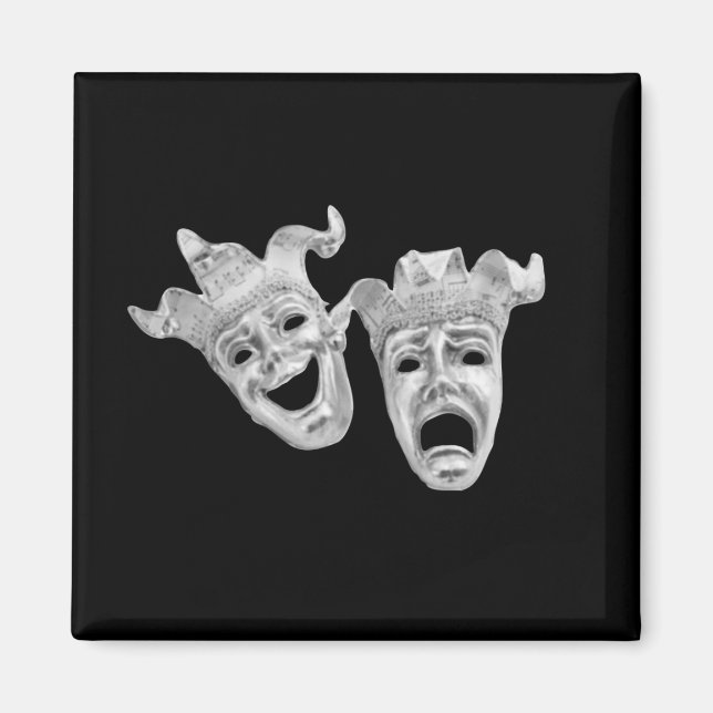 Comedy and Tragedy Theater Magnet (Front)