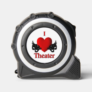 Comedy and Tragedy Theater Mask   Tape Measure