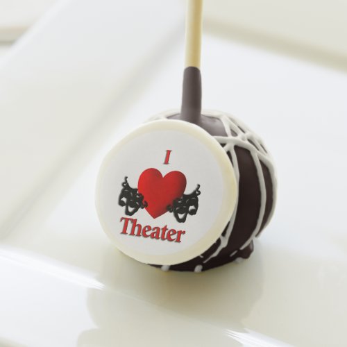 Comedy and Tragedy Theater Masks Cake Pops