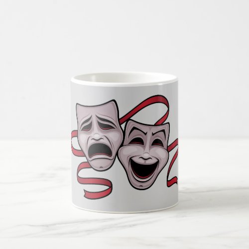 Comedy And Tragedy Theater Masks Coffee Mug